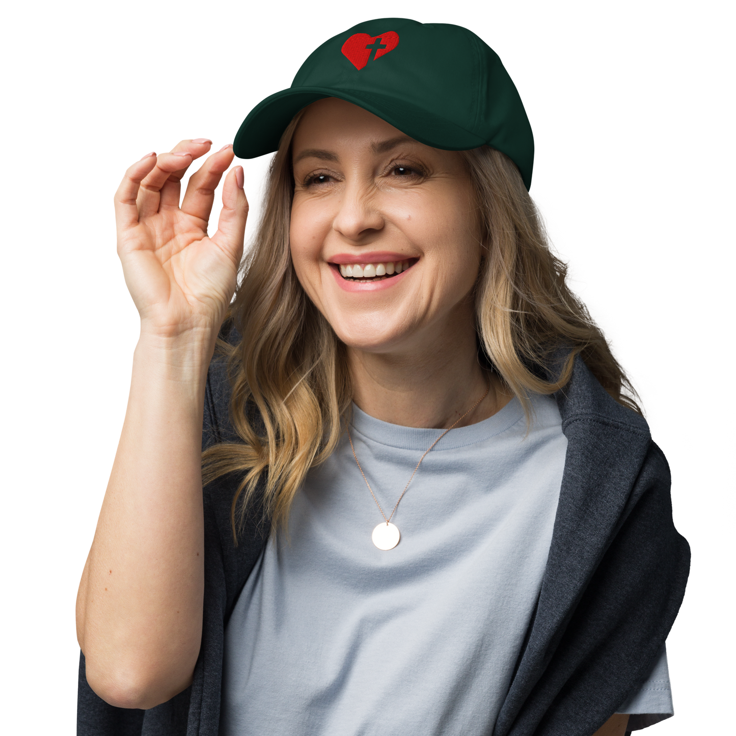 Ball Cap | Heart & Cross